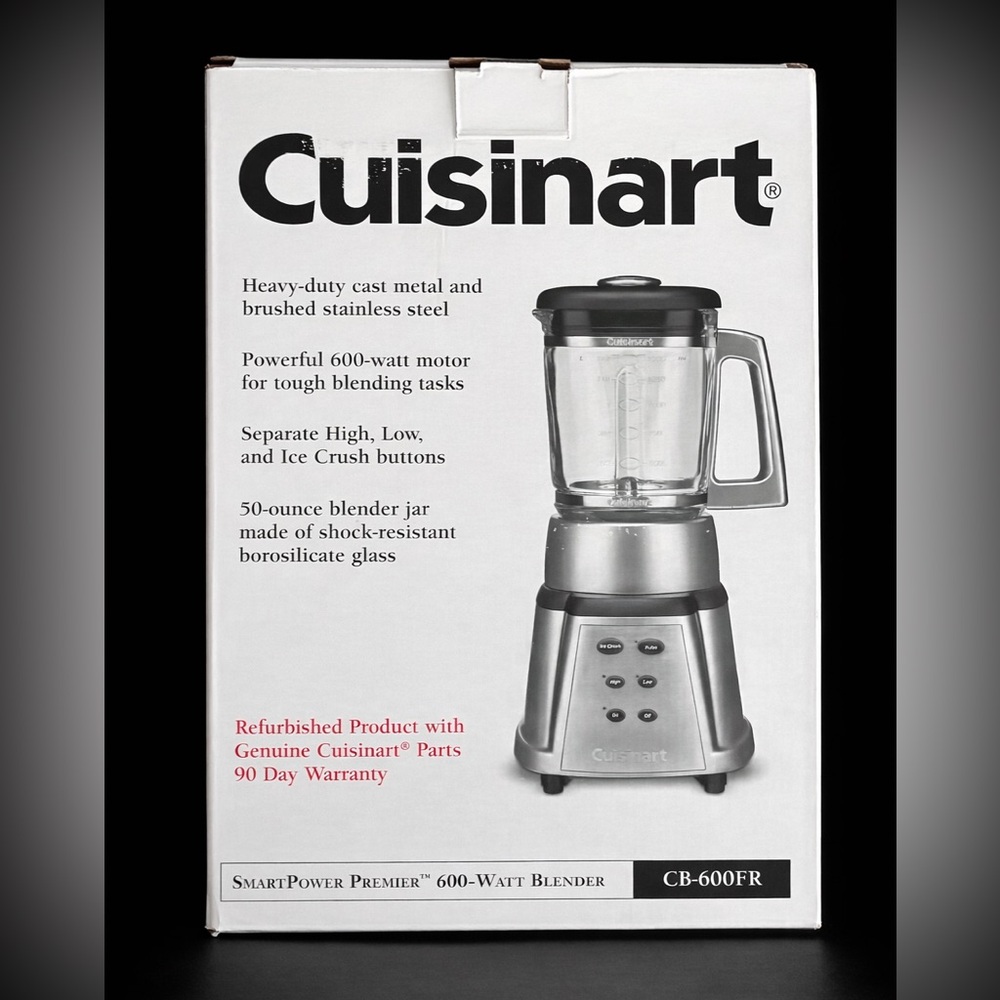 Cuisinart SmartPower Premier 600-Watt Blender CB-600FR – NIB